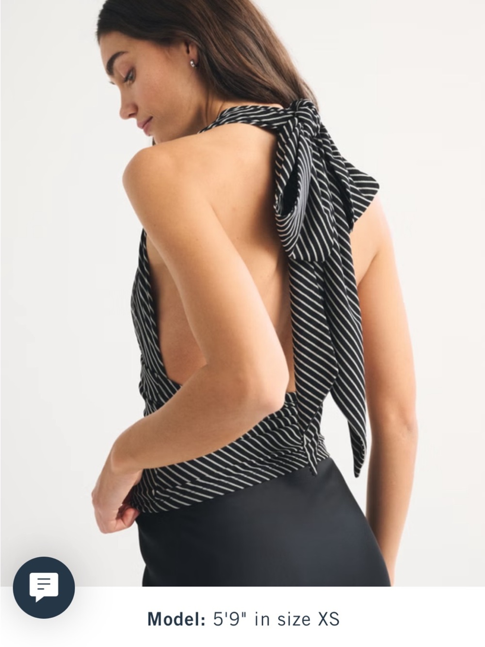Abercrombie & Fitch Cream Top with Black Polka Dot Accent - Picture 9 of 10